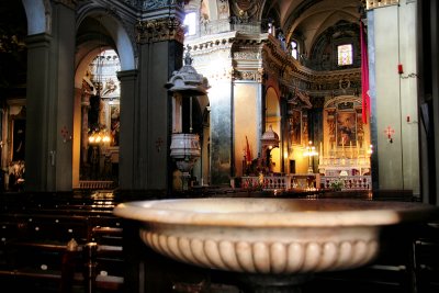 Inside the shadows of a cathedral...