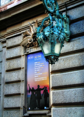 Aria of opera blown from Italy on the wind...