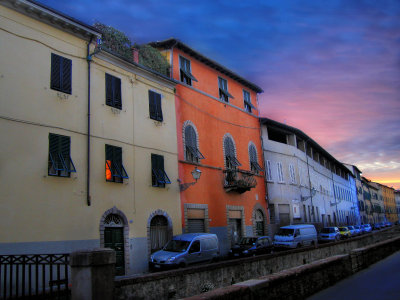 The houses of Via del Fosso