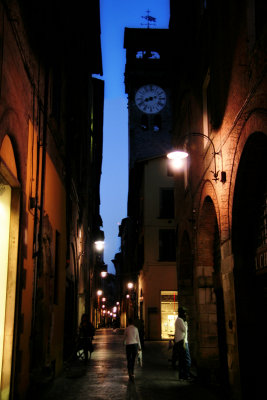 Through a narrow street without name