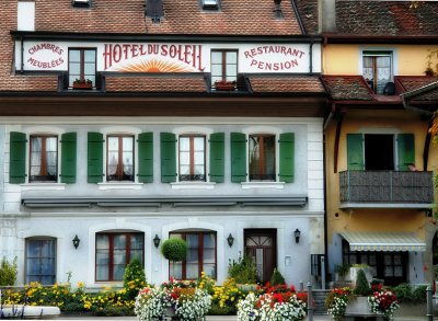 The only Hotel of the village...