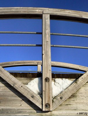 From Beneath a Snowy Bridge