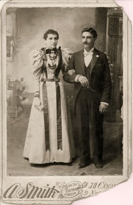Immigrants' Wedding Photo, October 20, 1896