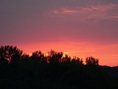 Summer Sunset
at home, Iowa
