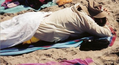 barbara (sun bathing) - san diego 2000