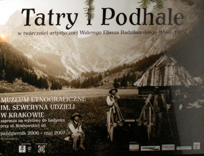 Tatry and Podhale in artistic creation of Walery Eljasz Radzikowski (1840 - 1905)