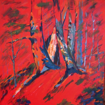 Hot Woods, A/C 24x24,  2006 (NFS)