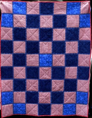 The back of Mark's quilt, 2006