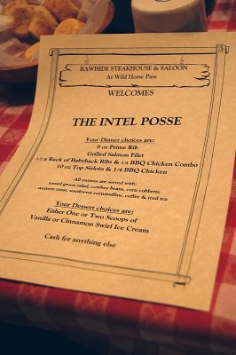 Our menu