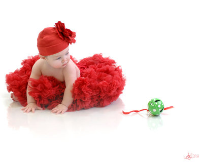 red petticoat with hat