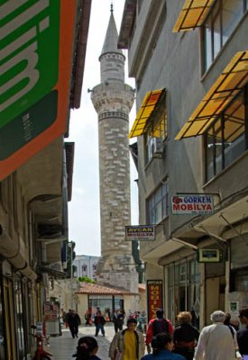 Trkey-Hatay-View Prayer Tower from Bazaar