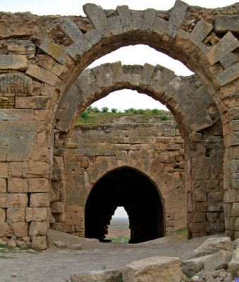 Turkey - Harran - Castle openings to infinity