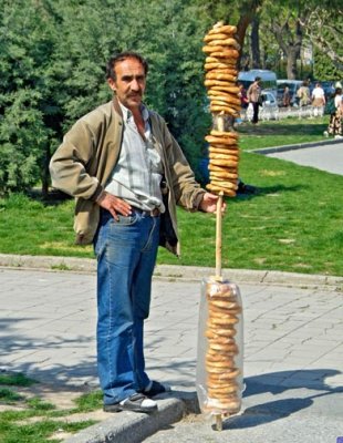 Turkey - Istanbul - Bread on a stick