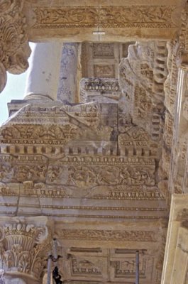 Turkey - Ancient Ephesus - Temple of Celius - detail