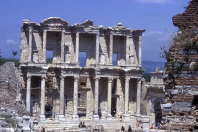 Turkey - Ancient Ephesus - Temple of Celius - Frontal View