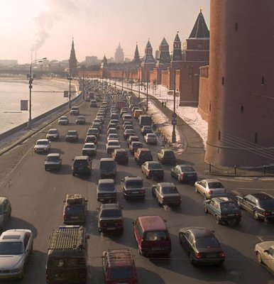 Friday Traffic Jam and Kremlin