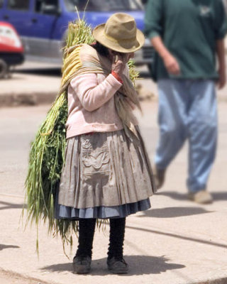 Inca Street Woman