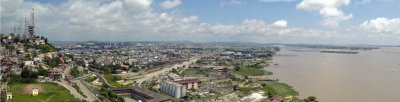 Guayaquil - Looking north from Santa Ana Hill