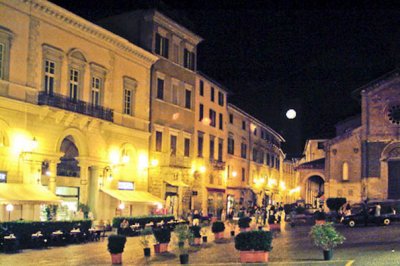 Night view - clock or moon view