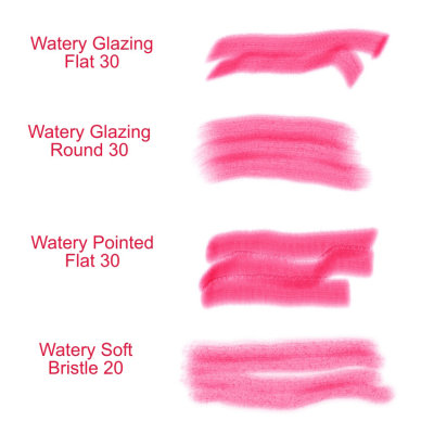 Sample - watery brushes