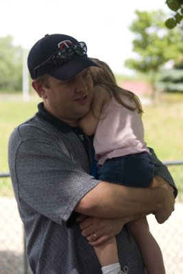 A hug from Daddy
