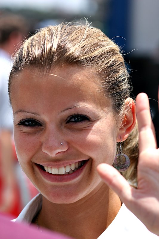 Williams waitress: Brazilian GP