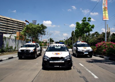 The finest looking Police cars in the Philippines