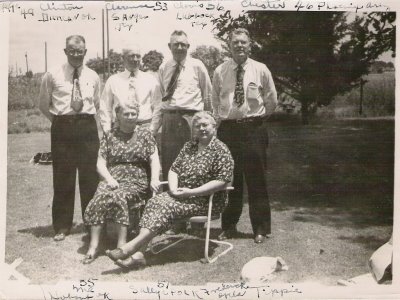 Vaughn children in 1940s