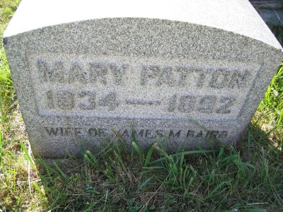 Mary Patton b. 1834 d. 1892 - Crawford Co PA
