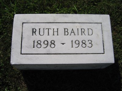 Ruth Baird b. 1898 d. 1983