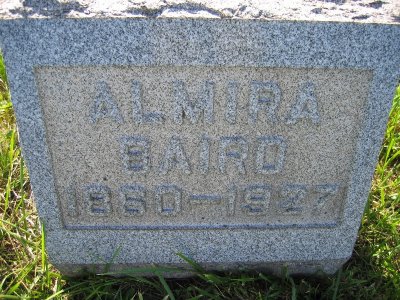 Almira Baird b. 1860 d. 1927