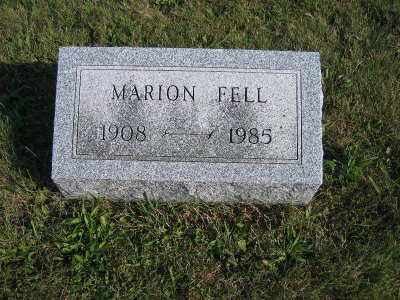 Marion Fell b. 1908 d. 1985