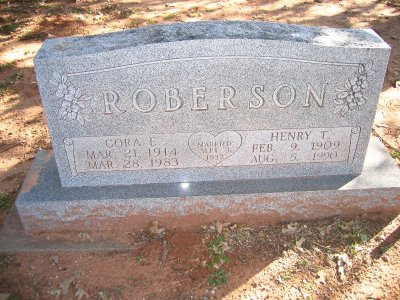 Henry T. Roberson & Cora E. Roberson