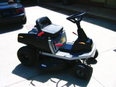 My turbo mower just before being sold