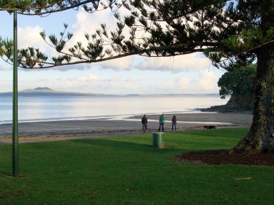 View across the Hauraki Gulf