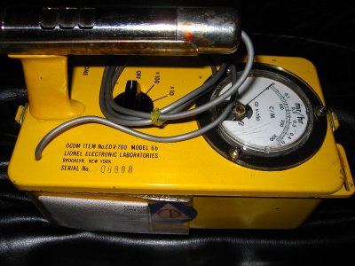 Lionel CD V-700 Civil Defense Geiger Counter