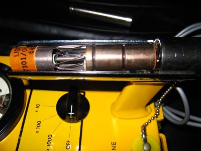 Lionel D-101 GM Tube Removed From Probe