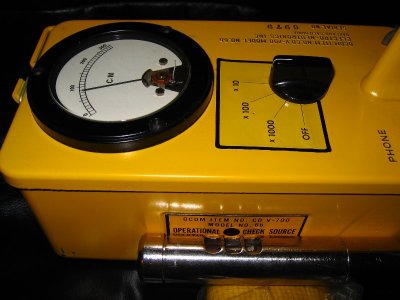 Response to Check Source - Geiger Counter