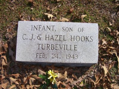 Infant son of C.J. and Hazel Hooks Tuberville
