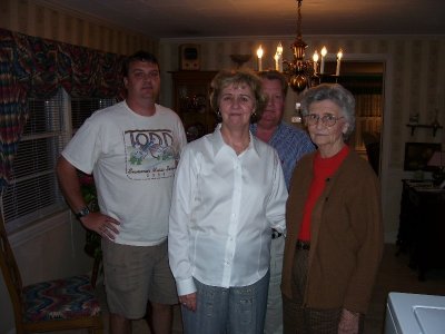 John Lane Hooks w/ father,mother and grandmother