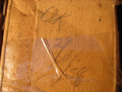 OK 2/4/58 Top of Box Chatham CD V-700