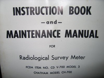 Chatham Electronics Instruction Book Manual