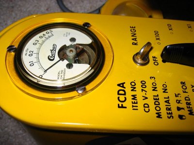 Civil Defense Chatham CD V-700 Geiger Counter
