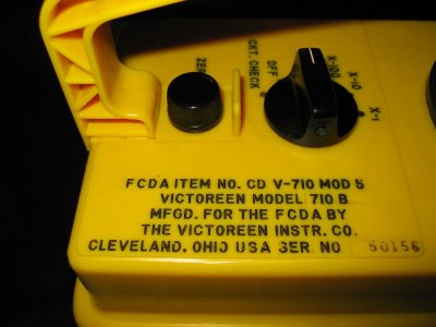 Victoreen Model 710B CD V-710 Model 5