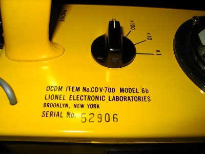 Like New Lionel CD V-700