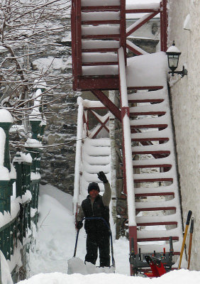 l escalier enneig