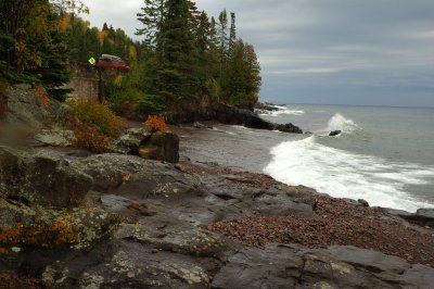 Stormy Fall Day on Lake Superior