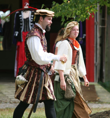 Cast walking in Festival