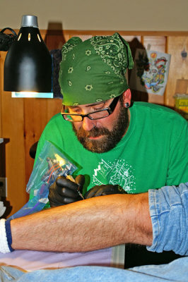 Todd Inks Spider Tattoo