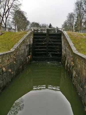 The floodgate at the small river